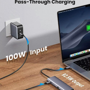 Hub USB C, dongle USB-C 10-en-1 avec double moniteur 4K-HDMI et VGA, Ethernet 1 Gbps, PD 100 W, 3 ports USB 3.0, prise audio 3,5 mm - Product Image 5