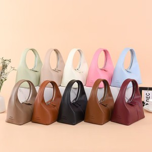 Bolso Ligero de Piel Sintética para Chicas, para Compras, Portátil, con Logotipo Personalizado, Bolso de Mano para <span class=keywords><strong>Mujer</strong></span> con Cierre de Cremallera - Product Image 6