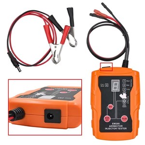 Kit d'outils de nettoyage et de test d'injecteurs de carburant EM288, testeur d'injecteurs de carburant automobile à 8 impulsions - Product Image 2