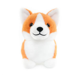 Peluche <span class=keywords><strong>Corgi</strong></span>, adorable chiot debout en peluche, animal en peluche doux à pattes courtes pour enfants, fabricant de peluches personnalisées OEM - Product Image 1