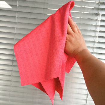 28*30 cm 400 GSM Auto Detailing Microfiber Towel for Glass Window Mirror Cleaning Cloth Lint Free Streak Free  Kitchen Towel