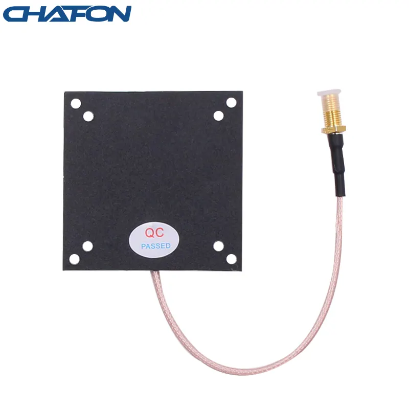 CHAFON 860-960 MHz 62 * 62mm 1dbiブラック小型円形近接場rfiduhfアンテナ