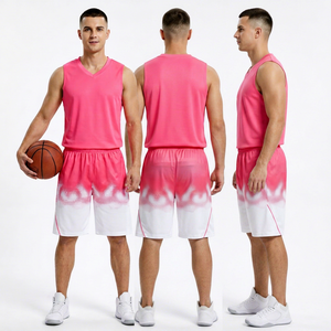 Nuevos uniformes de baloncesto reversibles personalizados Sublimación Ropa deportiva Baloncesto Desgaste Uniforme Kit - Product Image 2