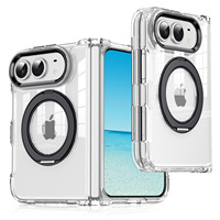 Étui de téléphone pliable à 360 degrés pour Apple Duo, avec protection des objectifs métalliques iPhone DUO, couleur assortie