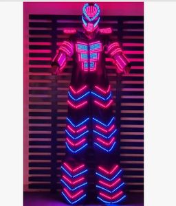 <span class=keywords><strong>Costume</strong></span> de robot sur échasses à LED changeant de couleur, <span class=keywords><strong>costume</strong></span> de marcheur sur échasses lumineux pour événements et spectacles de carnaval - Product Image 6