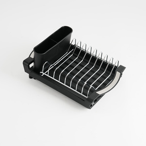 <span class=keywords><strong>Escurridor</strong></span> de Platos <span class=keywords><strong>Extensible</strong></span> Antideslizante con Soporte para Utensilios Desmontable para Platos y Tazones de Cocina - Product Image 3