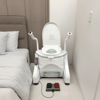 Rehausseur de siège de toilette avec accoudoirs surélevés pour l'aide aux personnes âgées, dispositif médical de classe II, modèle UC-TL-18-A8