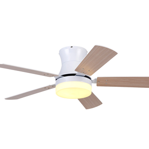 Hete verkoop 5-blads DC motor <span class=keywords><strong>LED</strong></span> 52-inch plafondventilator met afstandsbediening en verlichting, 3-snelheden dimbaar voor woonkamer & slaapkamer - Product Image 5