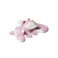 Peluche Dragon du Ciel, jouet amusant, poupée Dragon des Neiges arc-en-ciel couché, grand oreiller à câliner, cadeau, coton PP, 31cm-50cm
