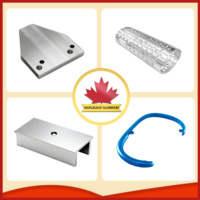 Pièces usinées CNC en aluminium Mapleleaf, service d'usinage CNC sur mesure, usinage CNC du métal aluminium