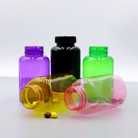 75/100/120/150/200/250/300/500/650/750 CC bouteille de pilules en plastique vitamine soins de santé médecine peut personnalisé