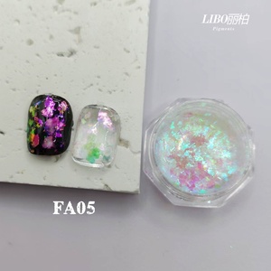Nuevas llegadas: Polvo de escamas camaleónicas para uñas, 9 colores, purpurina opalina para uñas, suministro en stock - Product Image 5