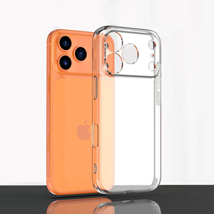 Cho iPhone 17 16 trường hợp, siêu mỏng trong suốt rõ ràng <span class=keywords><strong>TPU</strong></span> <span class=keywords><strong>gel</strong></span> ống kính máy ảnh bìa trường hợp điện thoại cho Iphone 17 16 15 14 Pro Max - Product Image 1