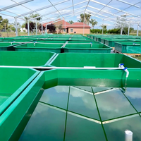 Vente en gros de réservoirs et d'aquariums en fibre de verre pour l'aquaculture, l'élevage de poissons marins et l'aquaponie