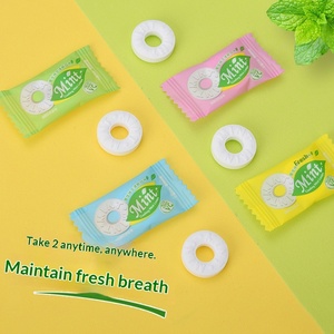 Bonbons en vrac sans sucre, en forme <span class=keywords><strong>d</strong></span>'anneaux à la menthe, pour la réception des hôtels - Product Image 2