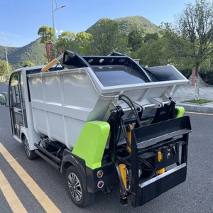 Chất lượng cao đường phố làm sạch xe tải 72V 2 CHỖ NGỒI Thùng rác có thể làm sạch xe tải để bán - Product Image 4