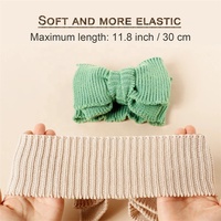 Siap Kirim Headband Bayi Ukuran Besar Elastis Tinggi Model Rajut Populer Benang Rajut Penutup Kepala Populer