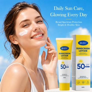 Private Label IREV <b>Sunscreen</b> Lotion SPF50+ Multivitamin C High Magnification Broad Spectrum Protection 50ml Facial <b>Sunscreen</b> - Product Image 4