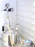 Pompe de fermentation de gaz Homebrew, dispositif d'accélération de la fermentation secondaire de la bière système d'aération en ligne de moût de baril de carbonatation rapide