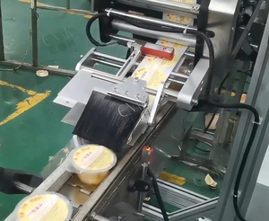 자동 하이 퀄리티 공장 포장 라인 롤 스티커 평면 다기능 평면 자체 접착 라벨링 기계 - Product Image 3