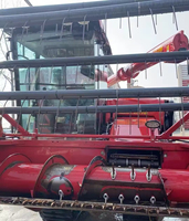 Moissonneuse-batteuse d'occasion de marque mondiale pour riz et maïs, avec moteur, à prix abordable