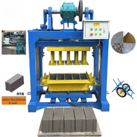 Machine automatique de fabrication de blocs creux emboîtables et de briques en cendres volantes et argile MP4-40 7.5KW 220V/380V Garantie 1 an