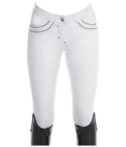 Pantalones de equitación para mujer de primera calidad, agarre de asiento completo, ropa ecuestre elástica de 4 vías, fabricación personalizada, venta al por mayor, pantalones a granel - Product Image 1