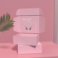 Boîte d'emballage pour écouteurs externes en encre de soja, boîte cadeau de luxe pour casque Bluetooth