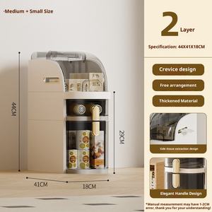 Armoire de rangement <span class=keywords><strong>à</strong></span> <span class=keywords><strong>tiroirs</strong></span> en plastique étroite <span class=keywords><strong>à</strong></span> <span class=keywords><strong>roulettes</strong></span> ultra-mince pour salon, design durable multicouche - Product Image 5