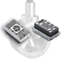 Contrôleur intelligent sans capteur FOC pour moteur BLDC de propulseur marin électrique 48V 60V, remplacement VFD, avec ventilateur intelligent