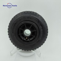 Pneu de brouette pneumatique de haute qualité avec jante en plastique, petite taille 8 pouces 2.50-4, vente en gros NS Factory