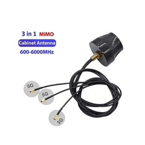 Antenne amplificatrice de signal 5G LTE 4x4 MIMO extérieure 600-6000 MHz, étanche IP67, avec 2 câbles et connecteur personnalisé - Product Image 1