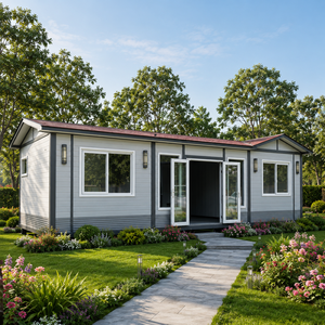 Casa Prefabricada Modular Moderna, Villa de Lujo con Estructura de Acero, Casa Contenedor, Cabaña en Forma de A, Pequeña Casa Prefabricada para Jardín - Product Image 1
