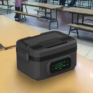 OEM Rechargeable 1.2L <b>Electric</b> Lunch Box Portable Automatic Food <b>Heater</b> with Type-C Cable for Household and Car Use - Product Image 2