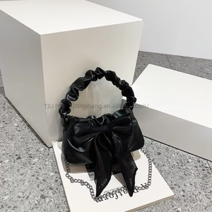 Newest Wholesale Long Strip Fashion Trends Elegant Ladies Shoulder Bags Women's Luxury Clutch <b>Handbags</b> With Bow - Product Image 4