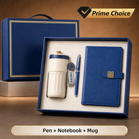 Carnet de notes A5 personnalisé avec logo, en acier inoxydable, pour affaires, coffret cadeau, carnets de notes exécutifs, stylo en métal