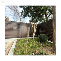 Clôture de Confidentialité Verticale en Aluminium à Lames Multiples pour Vente en Gros, Anti-Rouille, Résistante aux Intempéries, Installation Facile, Taille Personnalisée