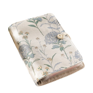 Handmade chủ đề may bìa cứng thêu Loose-Leaf máy tính xách tay có thể tháo rời giấy trắng hoa thiết kế A5 bơm lại kế hoạch - Product Image 5