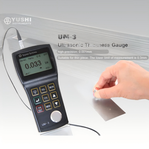 UM-3 Ultrasonic Thickness Gauge 128x64 LCD Display for Steel Plate/Pipe/Valve 0.001mm Resolution OEM Customizable 2-Year - Product Image 2