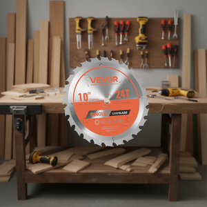 Hoja de sierra circular Vevor de 10 pulgadas y 24 dientes para cortar madera, hoja única - Product Image 2