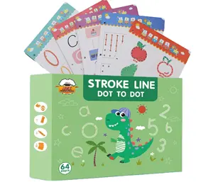 Mainan gambar kartu latihan menulis anak-anak lainnya yang dapat digunakan kembali sulap kualitas terbaik