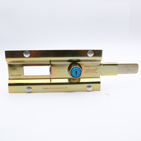 Hot Sale Aode Modern Design Self-storage Security DBCI Door Latch Door Lock with Two Keys Nickel Plated for Roll up Door