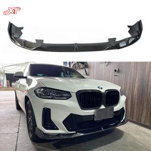 Labio delantero de fibra de carbono G01 para <span class=keywords><strong>Bmw</strong></span> X3 <span class=keywords><strong>X4</strong></span> G02 Lci <span class=keywords><strong>M</strong></span>, labio de parachoques delantero de coche deportivo - Product Image 1