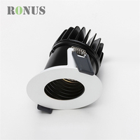Spot LED encastré COB à tête mobile pour plafond, 10W, dimmable, prix abordable