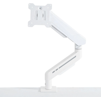 Support d'écran réglable premium à 90 degrés pour ordinateur, bras de moniteur à ressort unique avec gestion des câbles USB-A pour écrans de 17 à 32 pouces