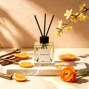Diffuseur de <span class=keywords><strong>parfum</strong></span> Orange & Bois, arôme longue durée, désodorisant pour chambre, salle de bain, bureau, décoration, logo personnalisé - Product Image 1