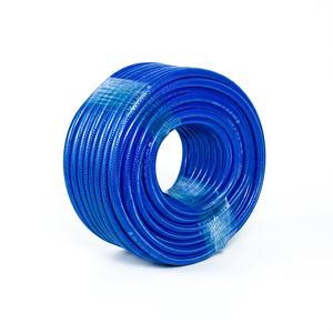High Pressure Blue <b>Rubber</b> 100 Meter Water Hose 5/8 Inch Diameter Strong 3 Layer Fiber Thread Anti-Corrosion for Agricultural - Product Image 1