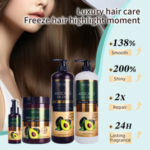 Fábrica OEM/ODM de cuidado del cabello, mascarilla capilar natural a base de hierbas y aguacate de marca privada - Product Image 5