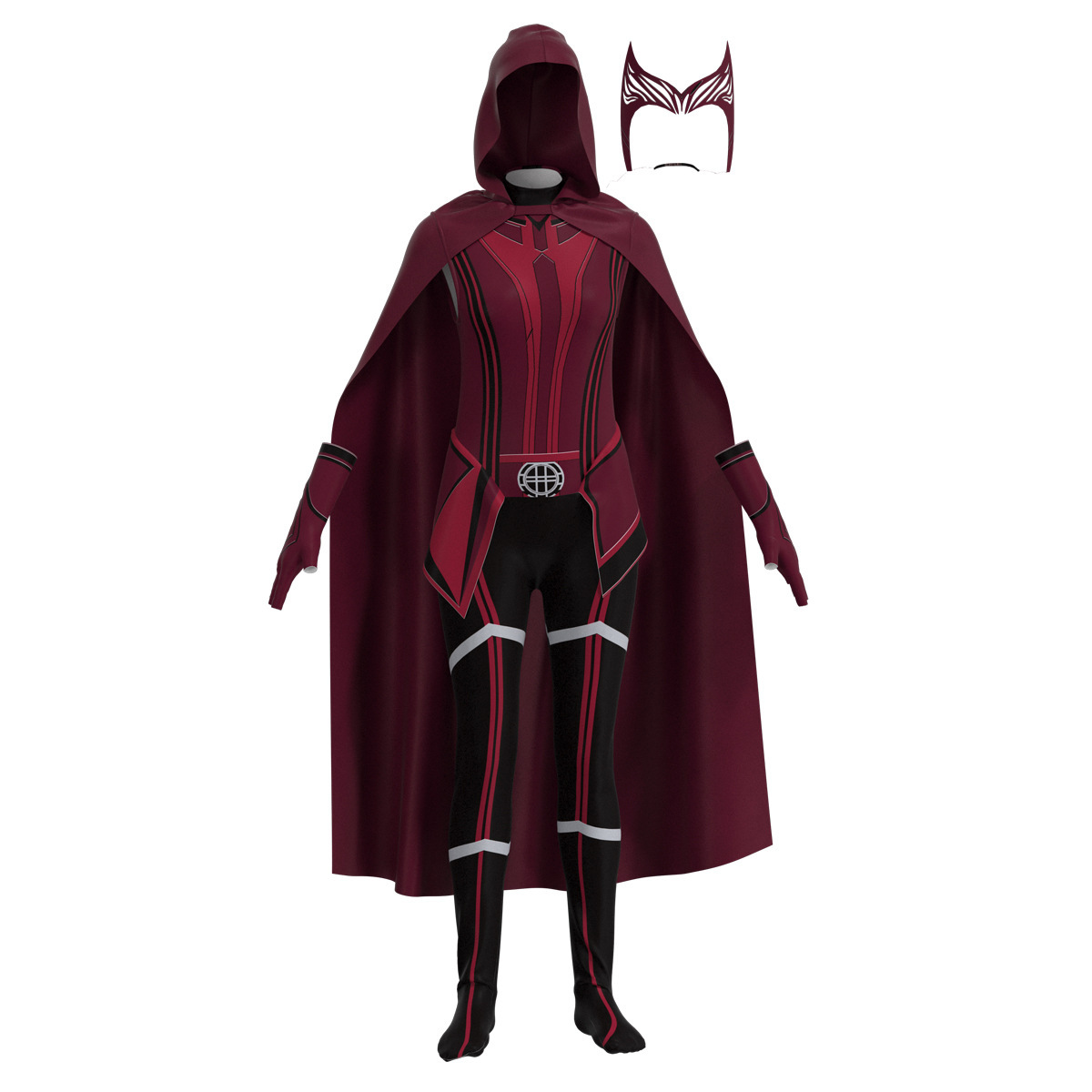 Sorcière rayée + coiffe