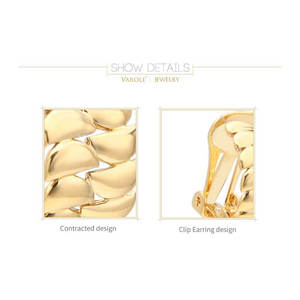 Boucles d'oreille plaqué or pour <span class=keywords><strong>femme</strong></span>, bijou à la mode, tendance, charmant, coréen, nouvelle collection, vente en gros - Product Image 3
